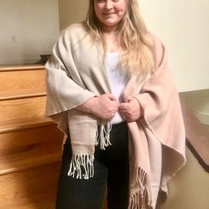 Neutral Wrap shawl